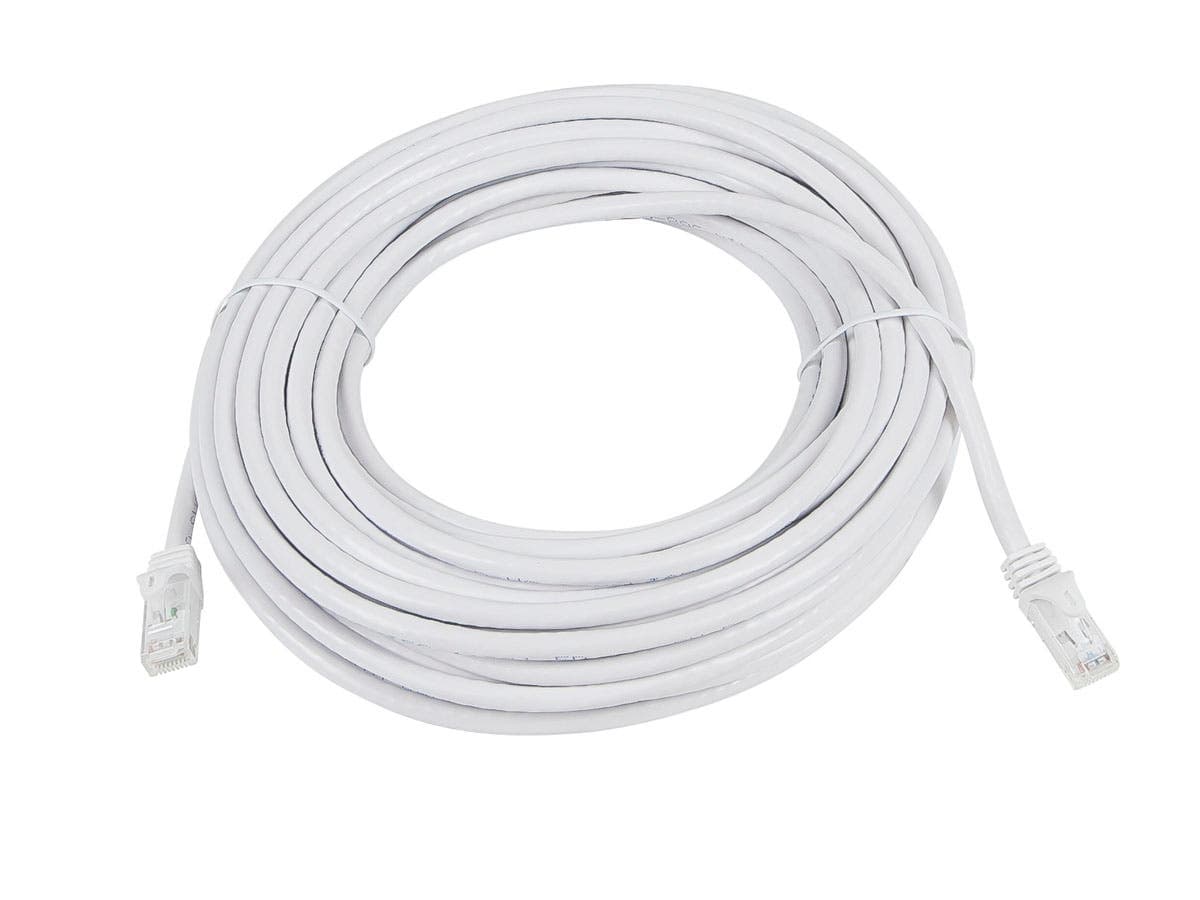 25 Foot Pre-made Cat5e Cable White