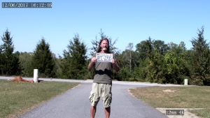 view at 20 feet from a 12mm 35 degree FOV lens 4K security camera