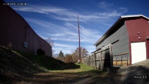 view of a person at 100 feet from a 4mm 118 degree FOV lens 4K security camera