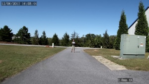 view at 50 feet from a 2.8mm 80 degree FOV lens 4K security camera