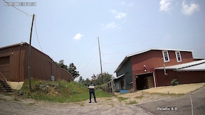 view at 25 feet from a 2.8mm 112 degree FOV lens 4K security camera