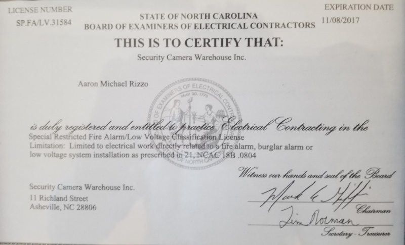 North Carolina State Board Of Refrigeration Contractors