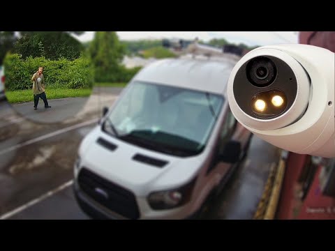 Active Deterrence camera scares unidentified person away